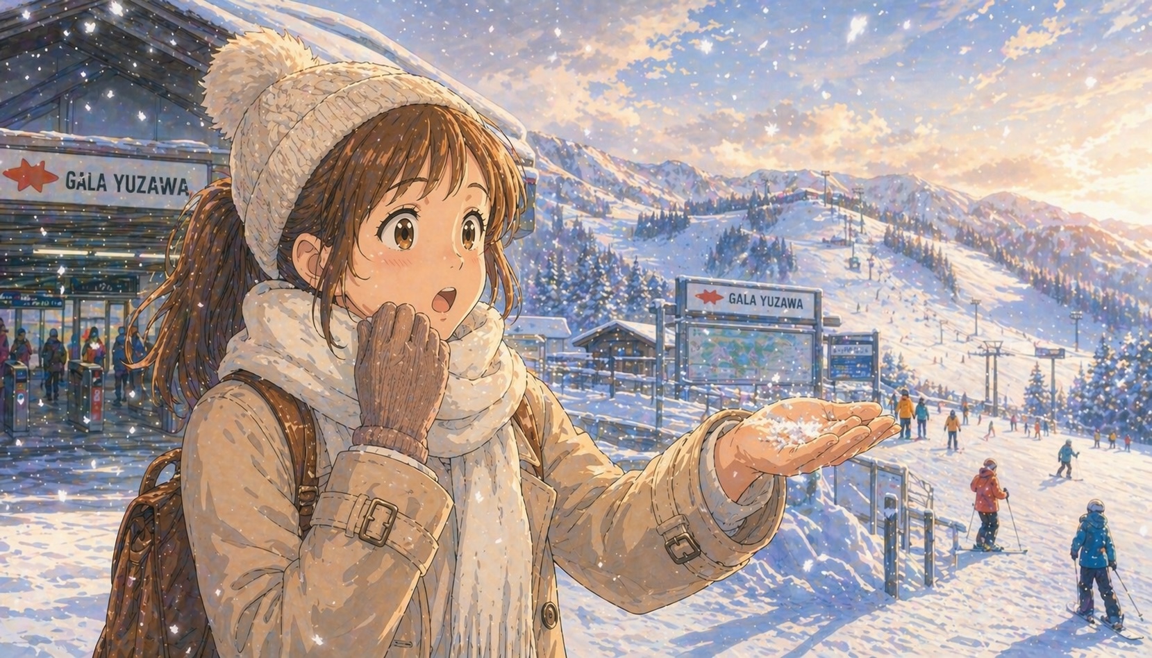 ❄️ หิมะครั้งแรกในชีวิต — 75 นาทีจากโตเกียว
