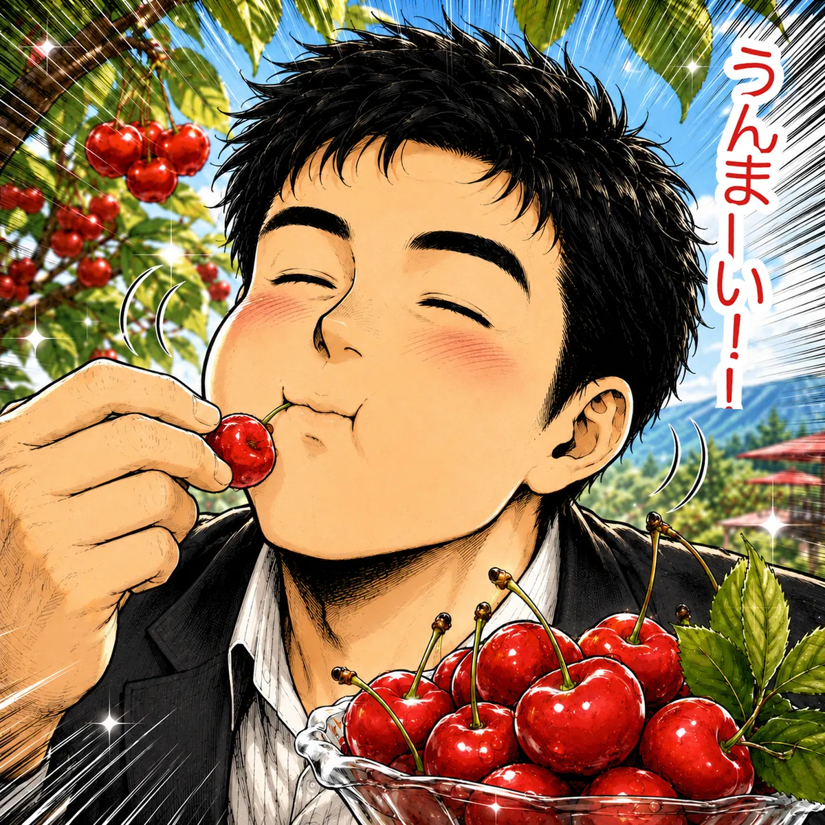 ทาคุมิกินเชอร์รี่ อร่อยสุด ๆ