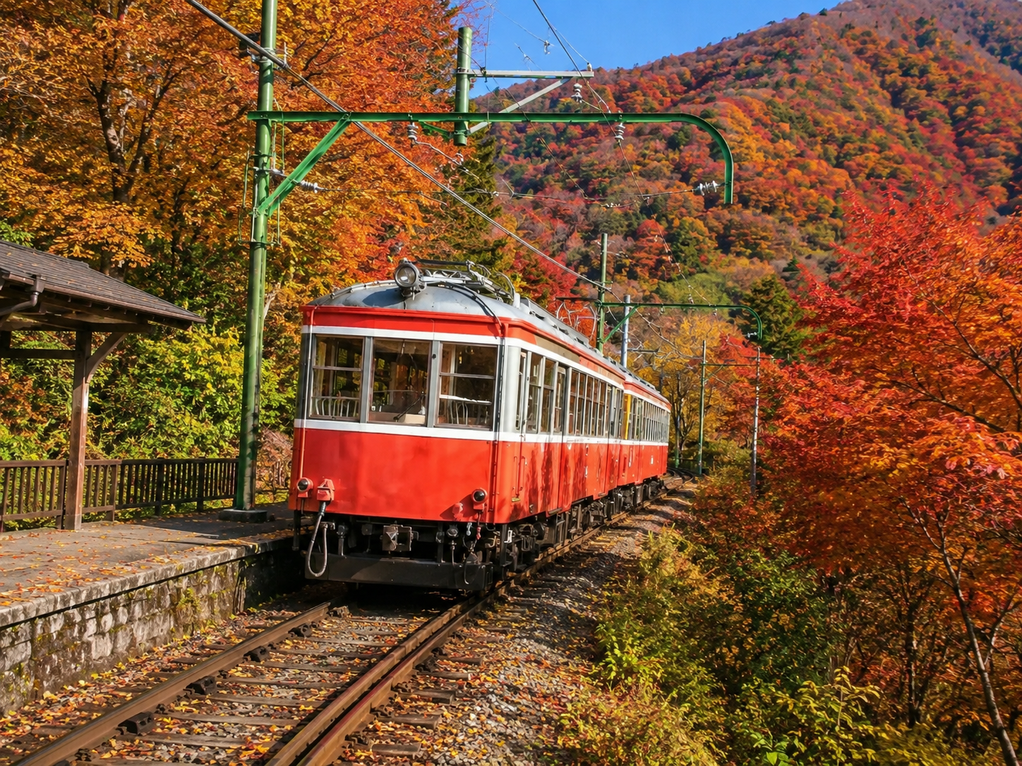 เที่ยวฮาโกเน่ 1 วัน ด้วยรถไฟภูเขาฮาโกเน่ท่ามกลางใบไม้เปลี่ยนสี